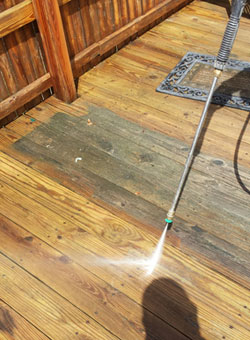 powerwash deck